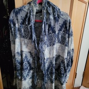 American Eagle Outfitters open cardigan, mid thigh length, size S